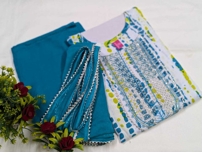 SHORZO Embroidered Kurta, Trouser/Pant & Dupatta Set