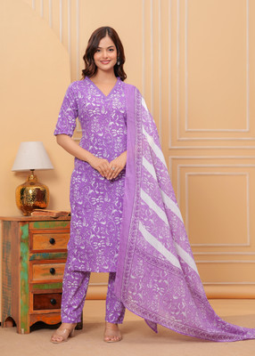 Lamba Creations Women Kurti Pant Dupatta Set