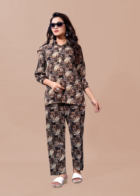 Vimalnath Synthetics Printed Kurta, Trouser/Pant & Dupatta Set