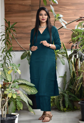 HouseOfCommon Women Kurti Pyjama Set