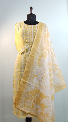 Shripali Collections Women Kurta Pant Dupatta Set