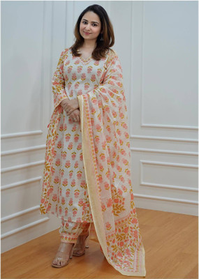 Deniyel Women Kurta Pant Dupatta Set