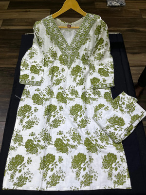 P17 Women Kurti Pyjama Set
