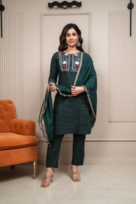 Andheriyas Enterprises Women Kurta Pant Dupatta Set