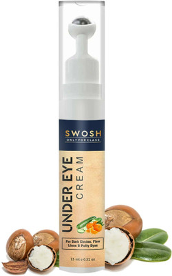 SWOSH Under Eye Cream Roll-On 15 Ml Helps In Reducing Dark Circles, Fades Fine Lines(15 ml)