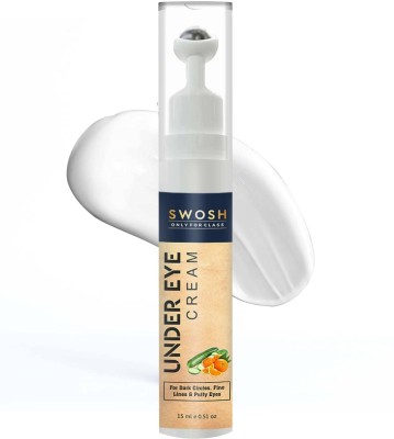 SWOSH Under Eye Cream For Men, Helps Remove Dark Circles & Under Eye Wrinkles(15 ml)