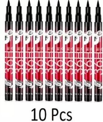 Huemic Waterproof Eye Liner Pencil 36 Hours Stay 2.5 g(BLACK)