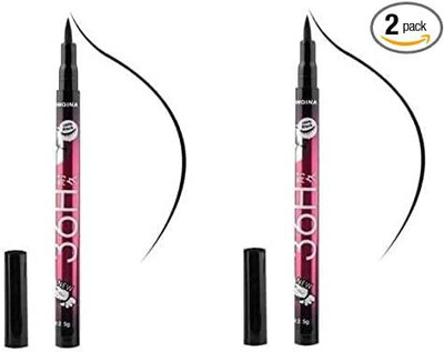 YELGO Liquid Waterproof Eyeliner Pencil Water Resistant, Long-Lasting 6 ml(Black)