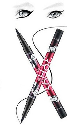 Pretty Hud 36h Water Proof EyeLiner (Pack of 2) 2.5 g(Black)