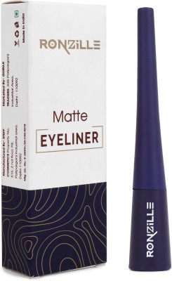 RONZILLE Liquid Matte Shine Eyeliner Long Lasting Waterproof Liner Smudge Proof Eye Liner 5 ml(Blue)