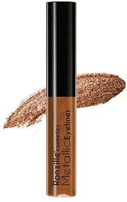 RONZILLE Glitter Liquid Eyeliner Brown 4.9 ml(Brown)