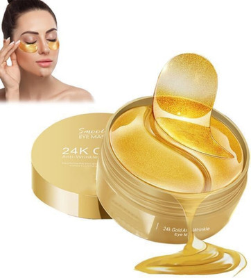 ELIE INDIA 24K Gold Collagen Anti-Wrinkle Under Eye Patch Mask for Dark Circles Care(50 g)