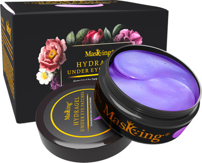 MasKing Hydragel Under Eye Patches for Dark Circle and Wrinkle Removal (60 Patches)(100 g)