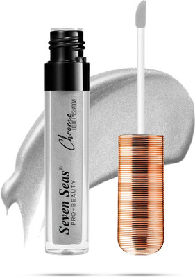 Seven Seas Chrome Liquid Eye Shadow Get Glitter Glow 7 ml(Silver Grey)