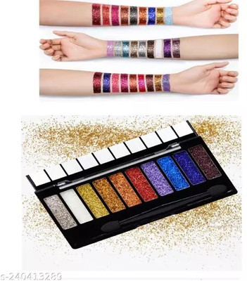 Trendy styler Sensational Shimmer Glitter Eyeshadow Palette 10 g(Multicolor)