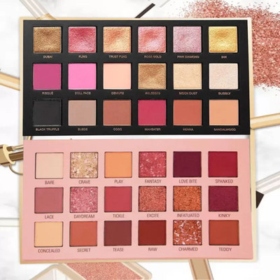 MINARA-Nude-Eye-Shadow-Palette-and-Rose-Gold-18-18-colors-36-g-Multicolor