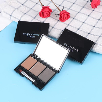 KAIASHA Eyebrow Powder Cake Palette with brush Deep Coffee Eyebrows 10 g(MULTICOLOR)