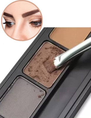 Wiffy BEST 3 Color eyebrow powder cake Palette With Brush 20 g(multicolor)