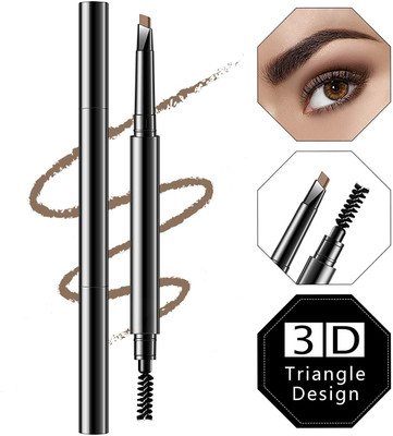 KA-KAIASHA QUALITY WATERPROOF EYEBROW PENCIL WITH EYEBROW BRUSH(black)