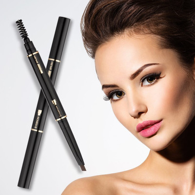 KA-KAIASHA Brow Pencil 2 in 1 Dual Function Brow Filling Pencil(black)