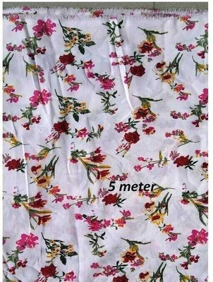 UNIQUE ENTERPRISE Crepe Solid, Printed Kurta Fabric