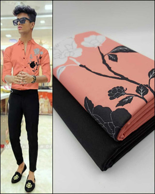 tmcretion Polyester Colorblock Shirt & Trouser Fabric