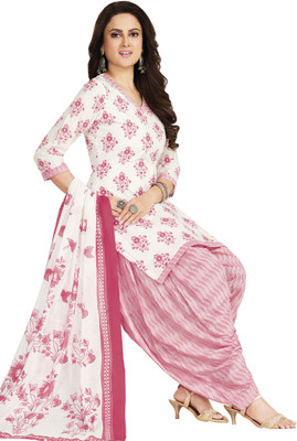 SHREE JEENMATA COLLECTION Printed Kurta, Patiala & Dupatta Set