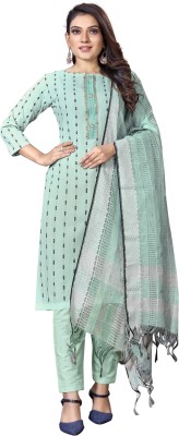 Kimisha Cotton Blend Striped Salwar Suit Material