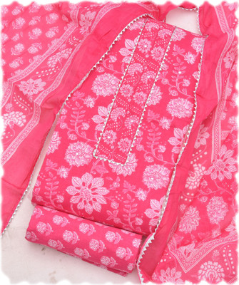 Hastkala Pure Cotton Printed Salwar Suit Material