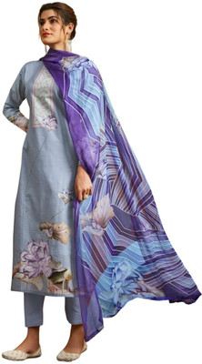 HouseOfCommon Muslin Embroidered Salwar Suit Material