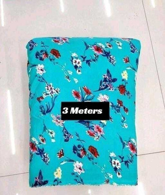 UNIQUE ENTERPRISE Crepe Solid, Printed Kurta Fabric
