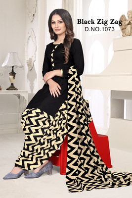 DnVeens Crepe Printed Salwar Suit Material