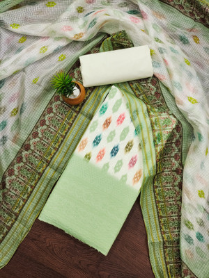 PandadiSaree Cotton Blend Printed Salwar Suit Material