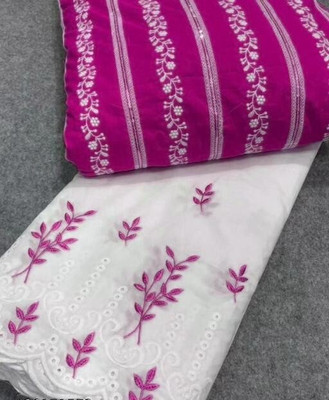 Yakshali Creation Pure Cotton Embroidered Salwar Suit Material
