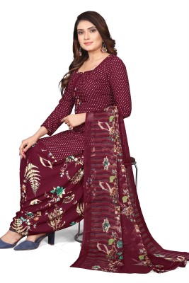 Stree Cotton Blend Printed Salwar Suit Material