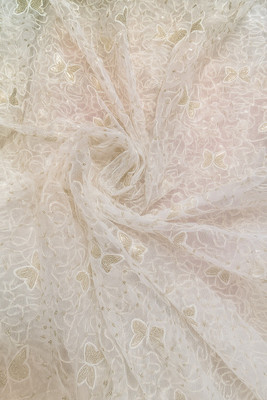 Nasimdress Net/Lace Embroidered Multi-purpose Fabric
