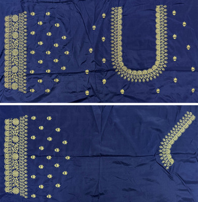 Blouseji Cotton Silk Embroidered Blouse Material