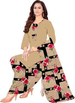 Stree Crepe Printed Salwar Suit Material