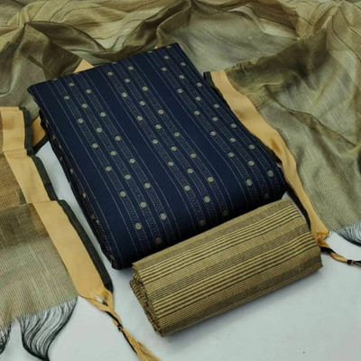 ALL IN ONE Cotton Silk Self Design Salwar Suit Material
