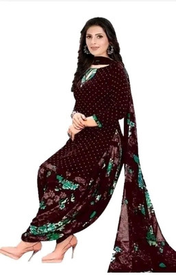 shyam enterprises Crepe Printed Salwar Suit Material