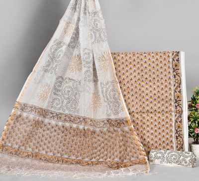 Hastkala Pure Cotton Printed Salwar Suit Material