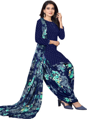 ANIRAV Crepe Printed Salwar Suit Material