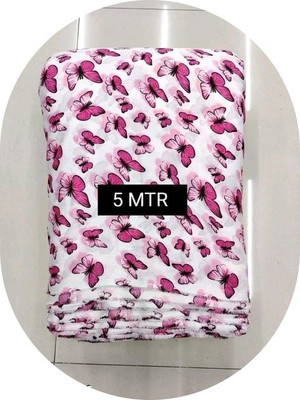 Zoognu Crepe Floral Print Kurta Fabric