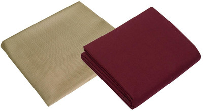 KUNDAN SULZ GWALIOR Cotton Blend Solid, Self Design Shirt & Trouser Fabric