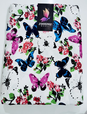 Zoognu Crepe Animal Print Kurta & Patiyala Material