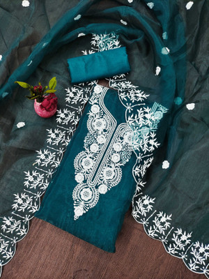 Tasrika Organza Embroidered Salwar Suit Material