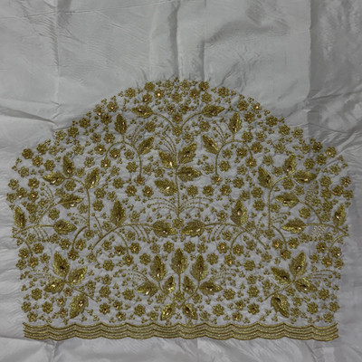 Blouseji Cotton Silk Embroidered Blouse Material