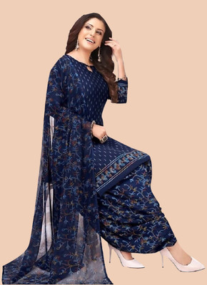 HouseOfCommon Crepe Printed Salwar Suit Material