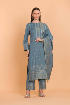 Safaa Wool Self Design Kurta & Palazzo Material