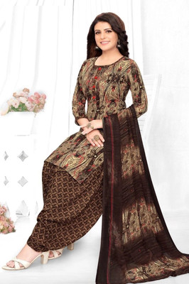 shyam enterprises Crepe Printed Salwar Suit Material